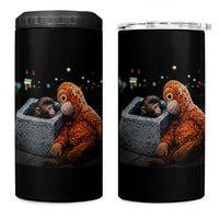 Punch Mokey 4 in 1 Can Cooler Tumbler Viral Trend Baby Monkey Streets Meme