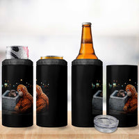 Punch Mokey 4 in 1 Can Cooler Tumbler Viral Trend Baby Monkey Streets Meme