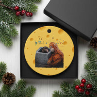 Punch Mokey Ceramic Ornament Viral Trend Baby Monkey Streets Meme