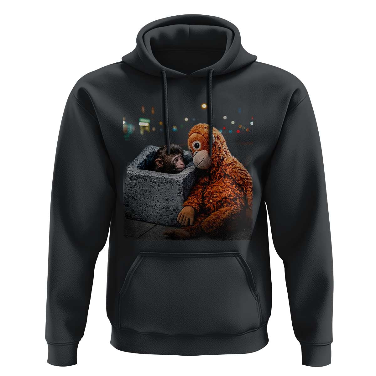 Punch Mokey Hoodie Viral Trend Baby Monkey Streets Meme