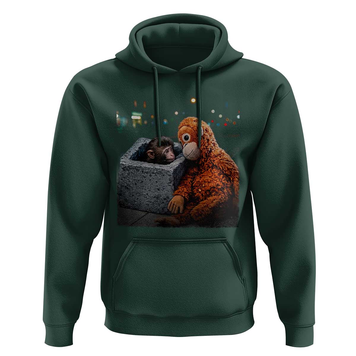 Punch Mokey Hoodie Viral Trend Baby Monkey Streets Meme