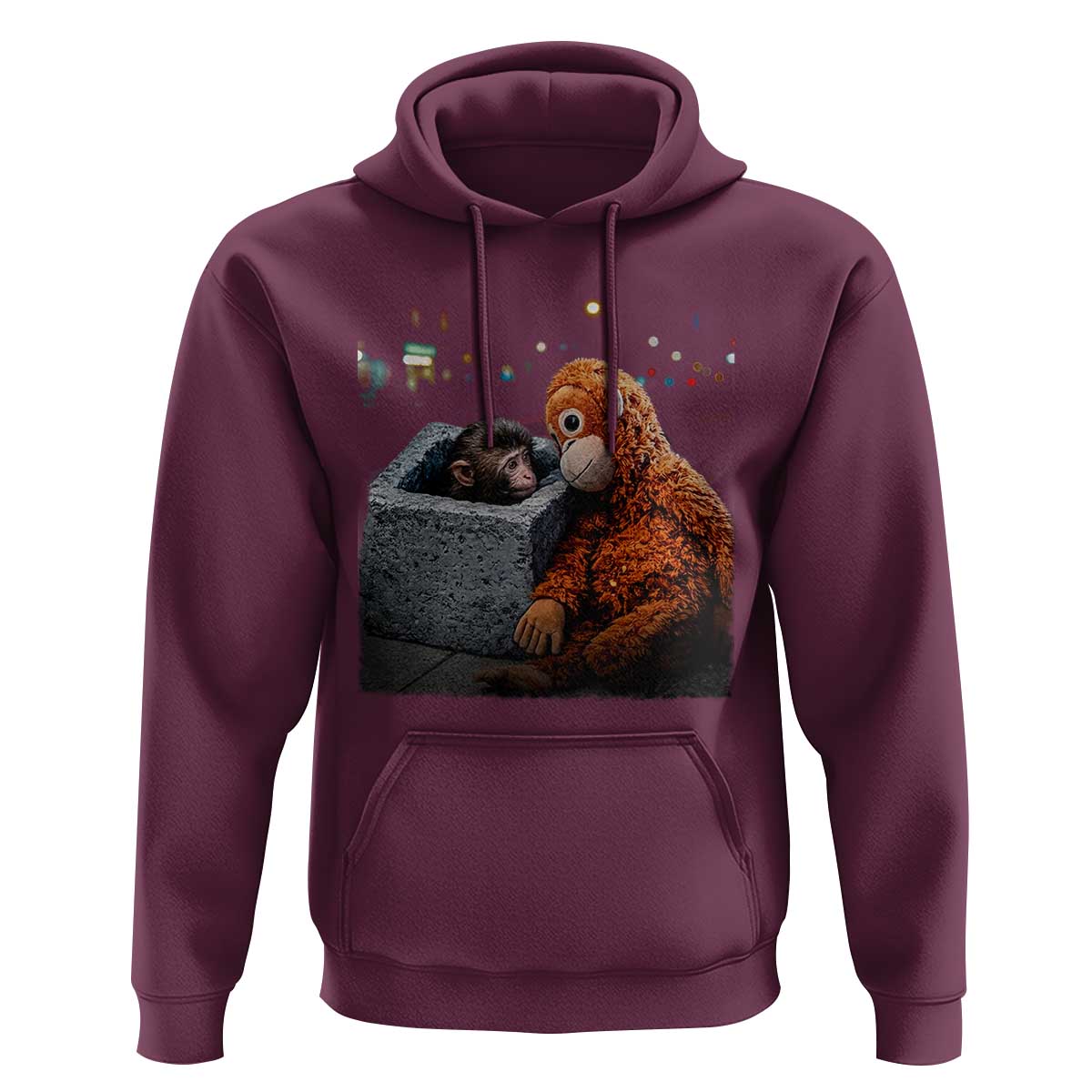 Punch Mokey Hoodie Viral Trend Baby Monkey Streets Meme