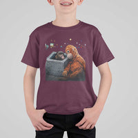 Punch Mokey T Shirt For Kid Viral Trend Baby Monkey Streets Meme