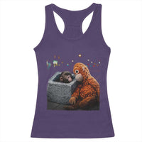 Punch Mokey Racerback Tank Top Viral Trend Baby Monkey Streets Meme