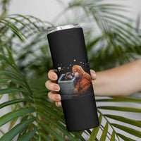 Punch Mokey Skinny Tumbler Viral Trend Baby Monkey Streets Meme