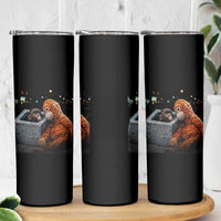 Punch Mokey Skinny Tumbler Viral Trend Baby Monkey Streets Meme