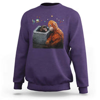 Punch Mokey Sweatshirt Viral Trend Baby Monkey Streets Meme