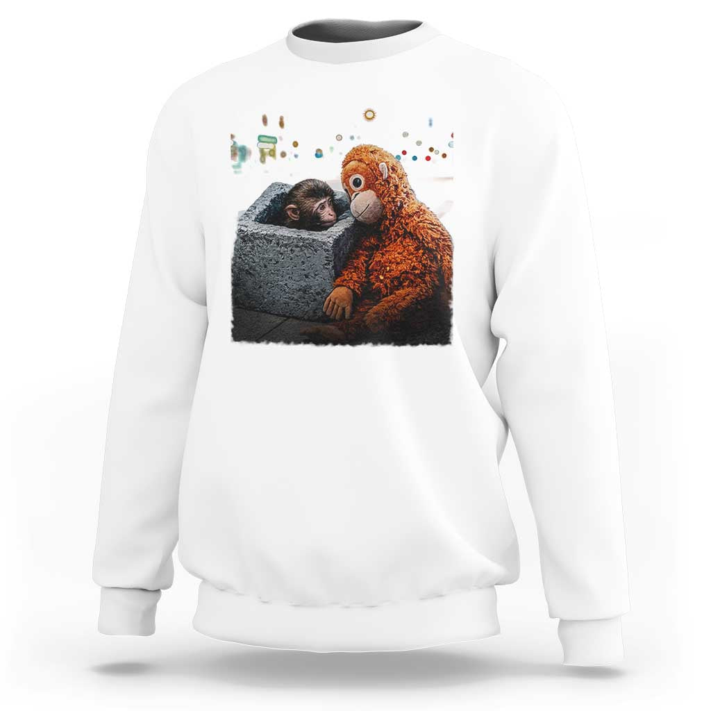 Punch Mokey Sweatshirt Viral Trend Baby Monkey Streets Meme