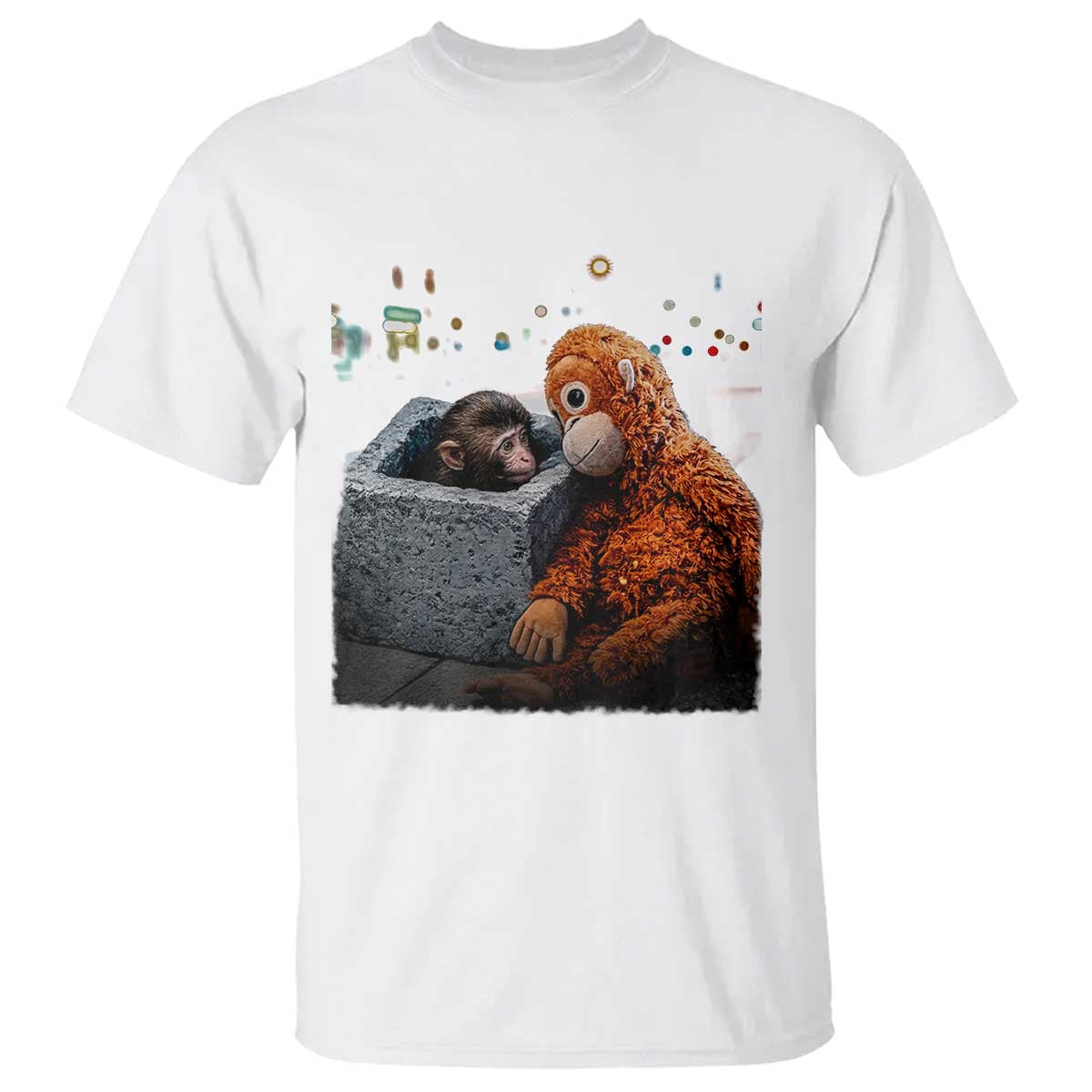 Punch Mokey T Shirt Viral Trend Baby Monkey Streets Meme