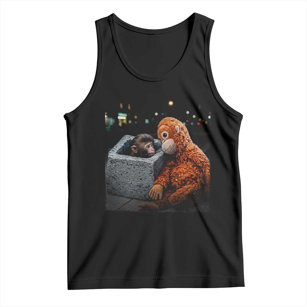 Punch Mokey Tank Top Viral Trend Baby Monkey Streets Meme