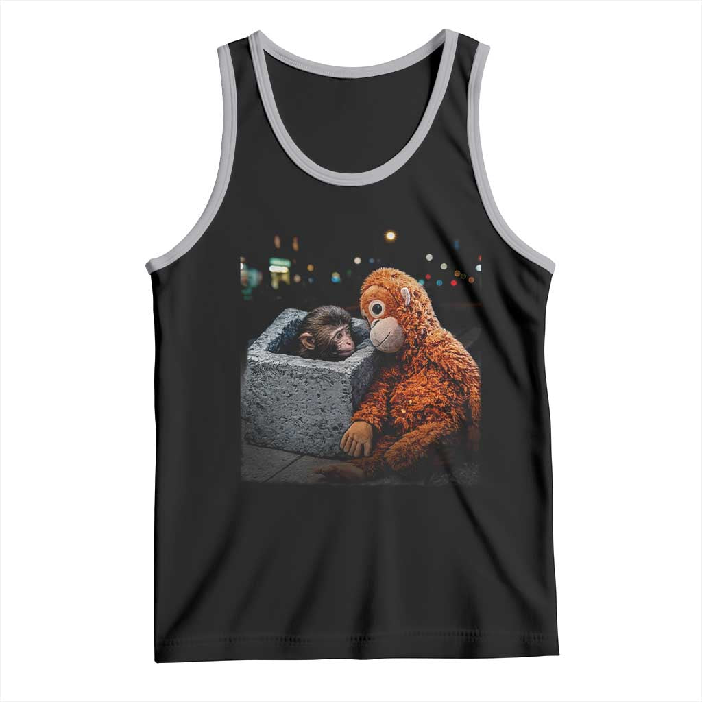 Punch Mokey Tank Top Viral Trend Baby Monkey Streets Meme
