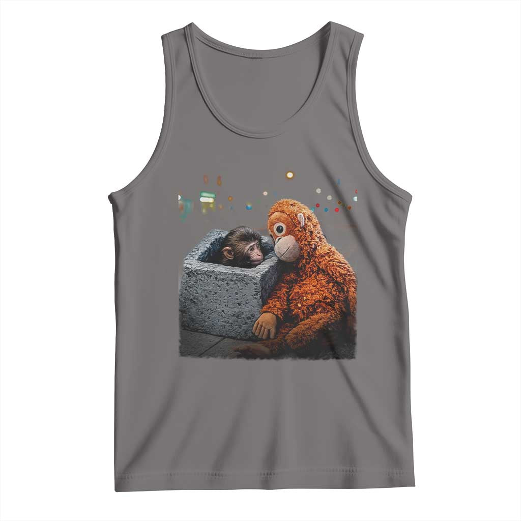 Punch Mokey Tank Top Viral Trend Baby Monkey Streets Meme