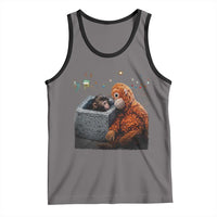 Punch Mokey Tank Top Viral Trend Baby Monkey Streets Meme