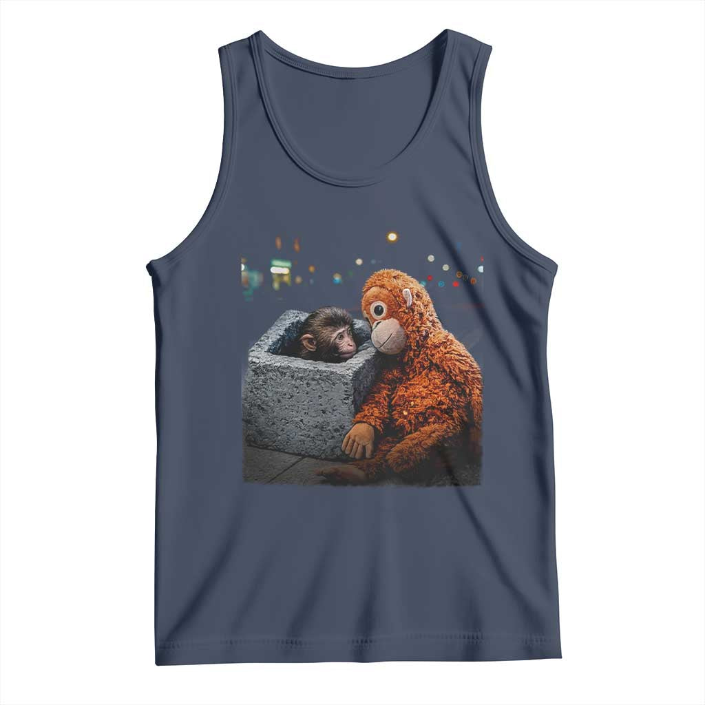 Punch Mokey Tank Top Viral Trend Baby Monkey Streets Meme