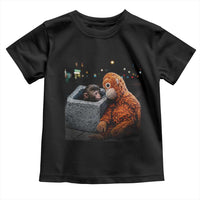 Punch Mokey Toddler T Shirt Viral Trend Baby Monkey Streets Meme