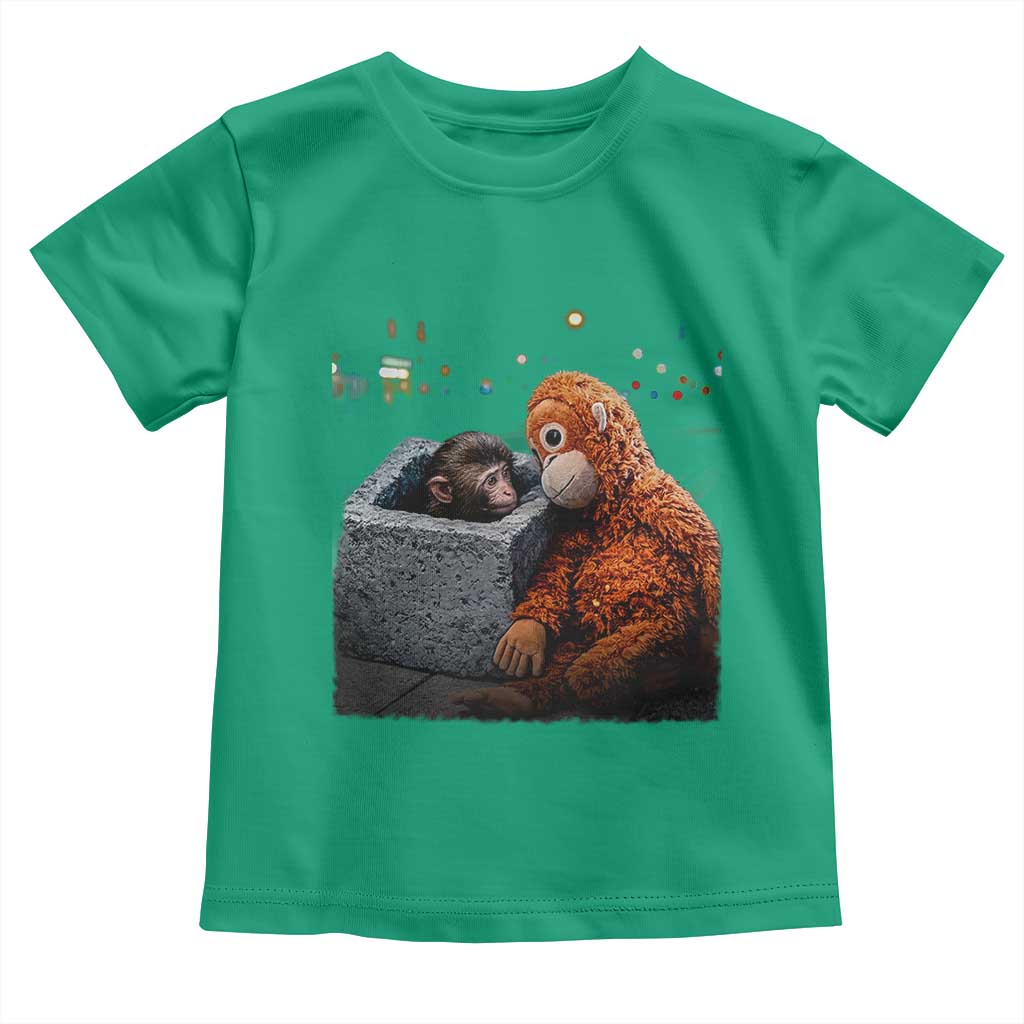 Punch Mokey Toddler T Shirt Viral Trend Baby Monkey Streets Meme