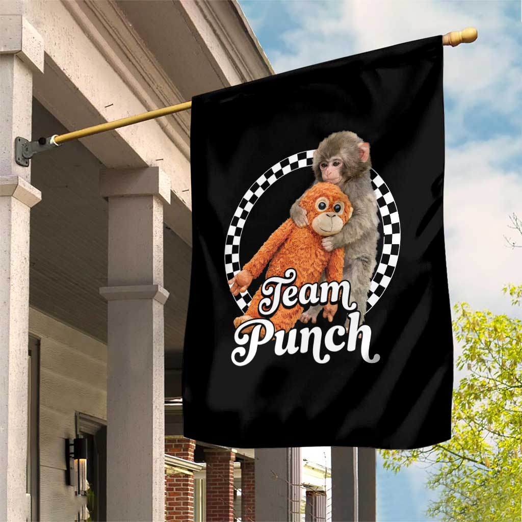 Punch Mokey Garden Flag Baby Monkey And Plush Toy Viral Trend