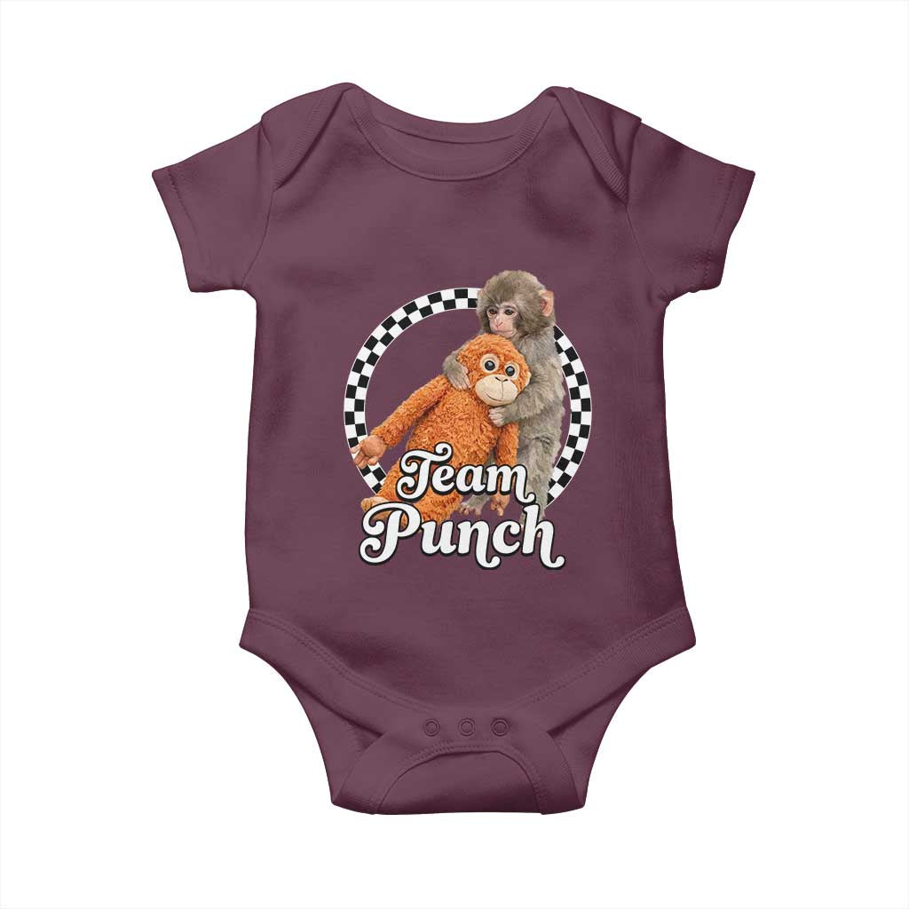 Punch Mokey Baby Onesie Baby Monkey And Plush Toy Viral Trend