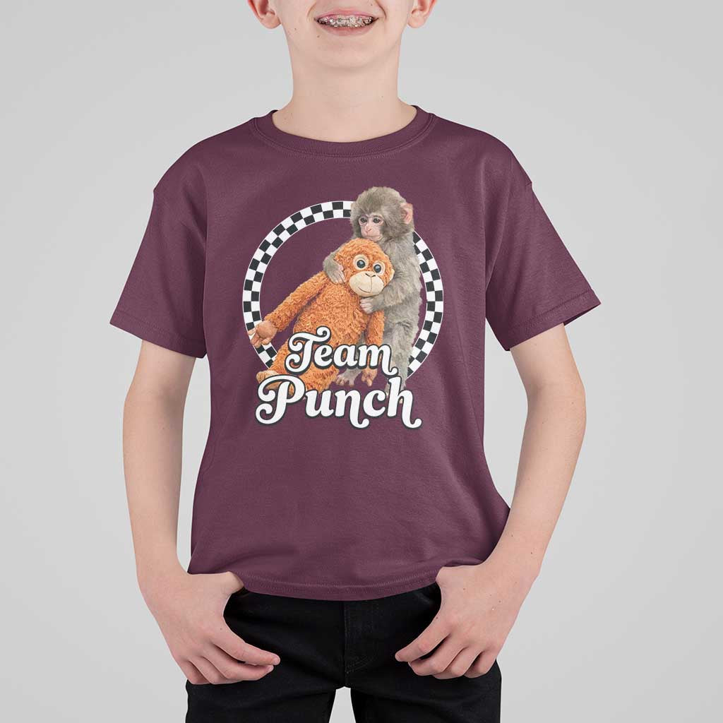 Punch Mokey T Shirt For Kid Baby Monkey And Plush Toy Viral Trend