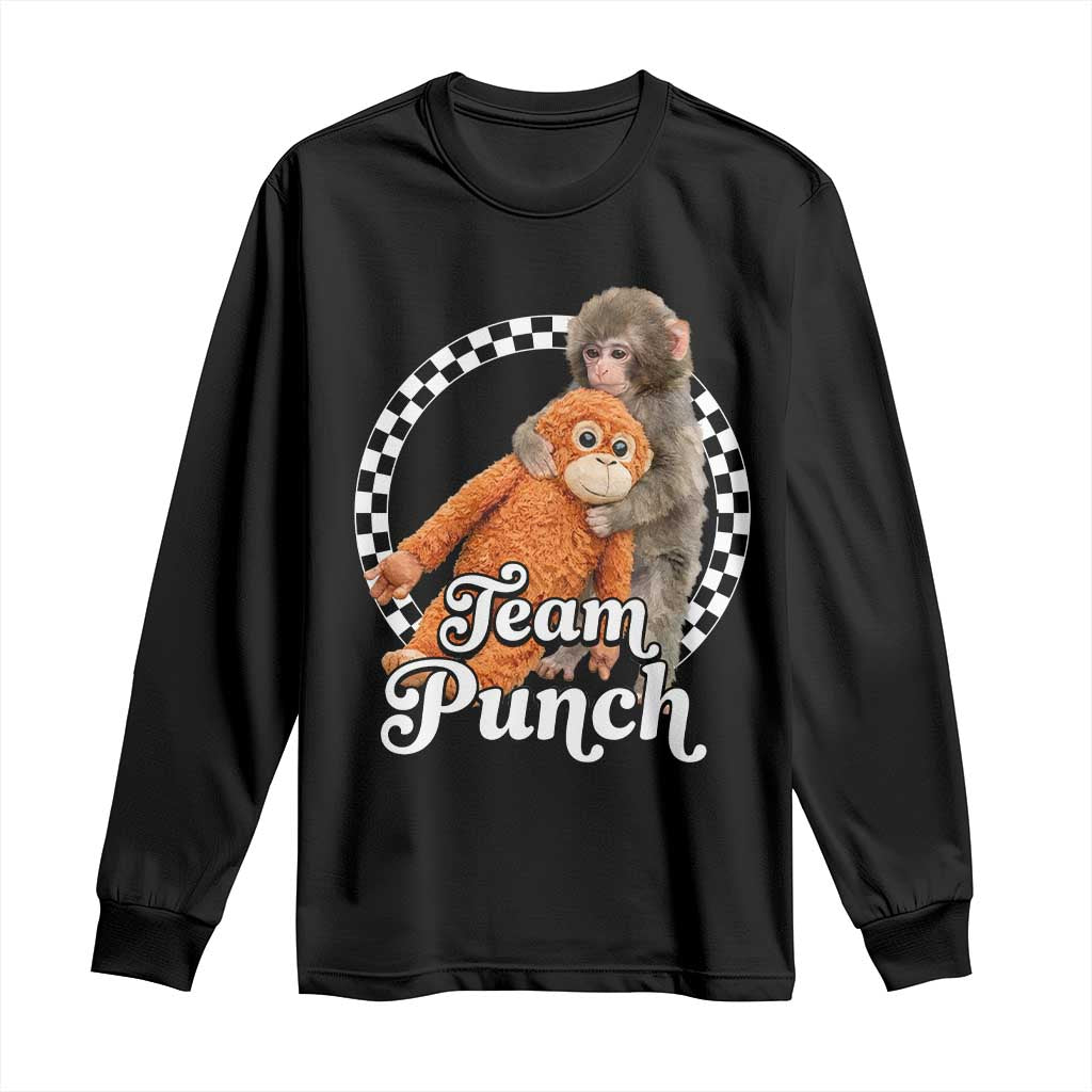 Punch Mokey Long Sleeve Shirt Baby Monkey And Plush Toy Viral Trend