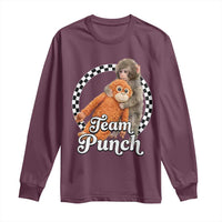 Punch Mokey Long Sleeve Shirt Baby Monkey And Plush Toy Viral Trend