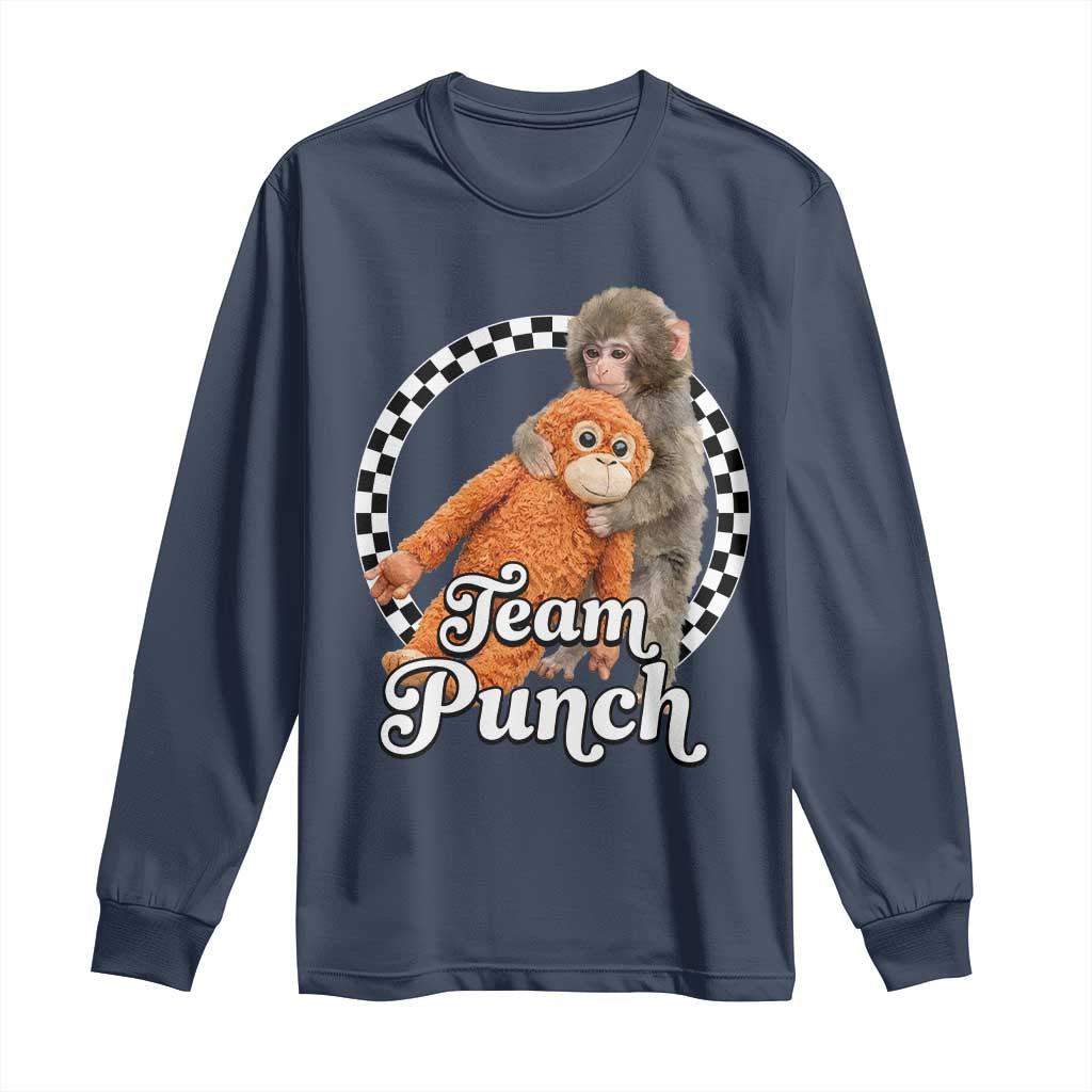 Punch Mokey Long Sleeve Shirt Baby Monkey And Plush Toy Viral Trend