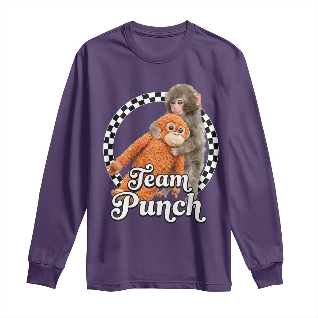 Punch Mokey Long Sleeve Shirt Baby Monkey And Plush Toy Viral Trend