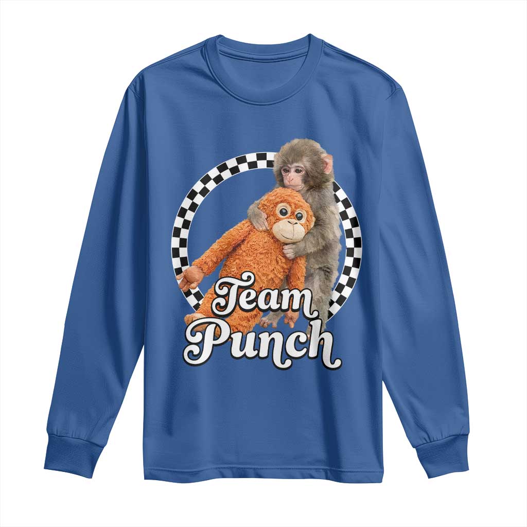 Punch Mokey Long Sleeve Shirt Baby Monkey And Plush Toy Viral Trend