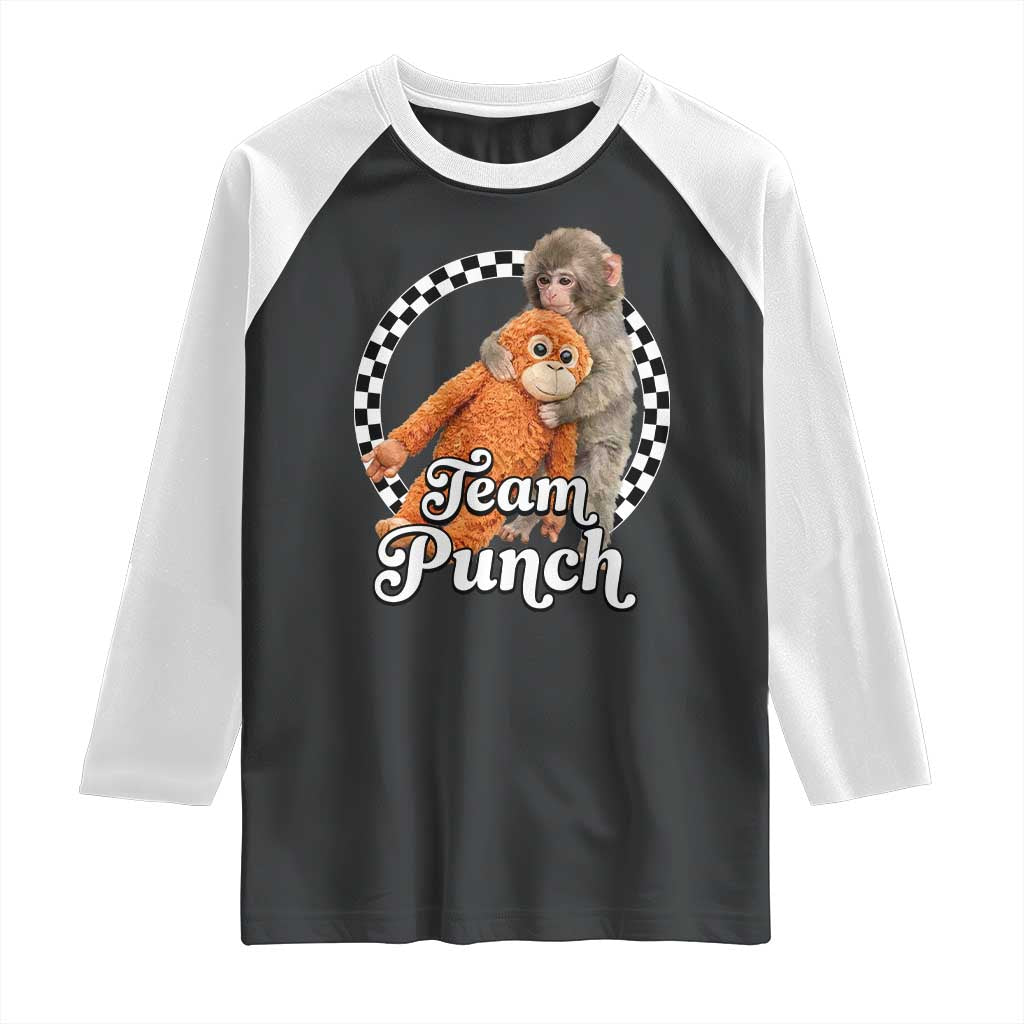Punch Mokey Raglan Shirt Baby Monkey And Plush Toy Viral Trend