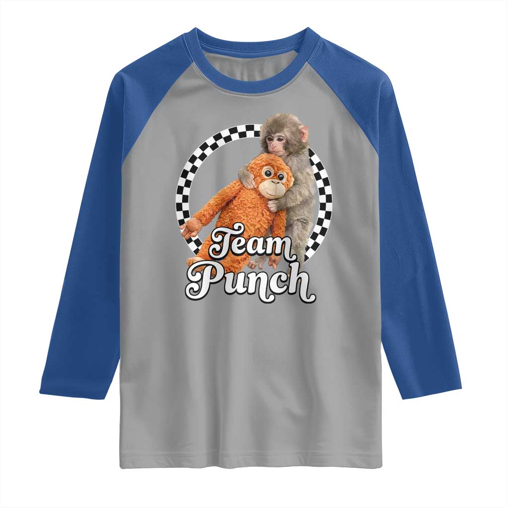 Punch Mokey Raglan Shirt Baby Monkey And Plush Toy Viral Trend