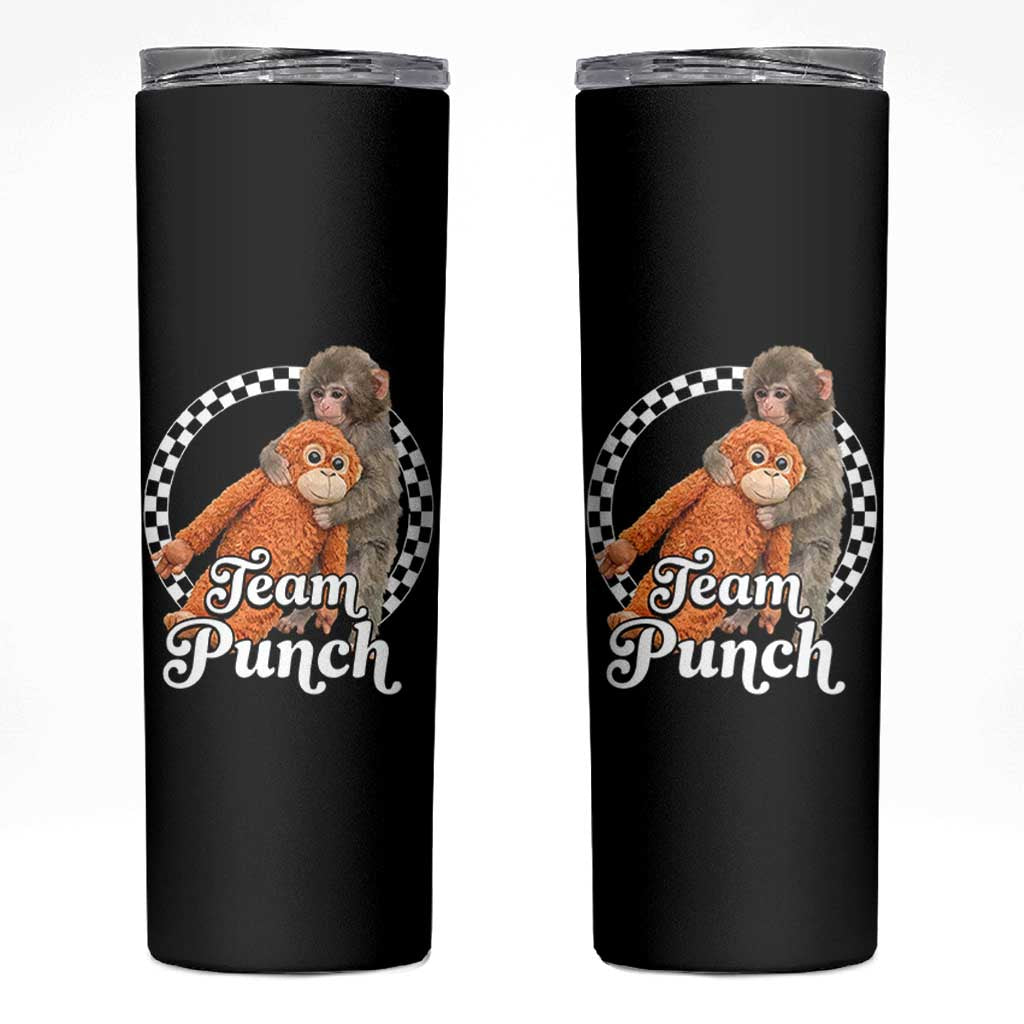 Punch Mokey Skinny Tumbler Baby Monkey And Plush Toy Viral Trend