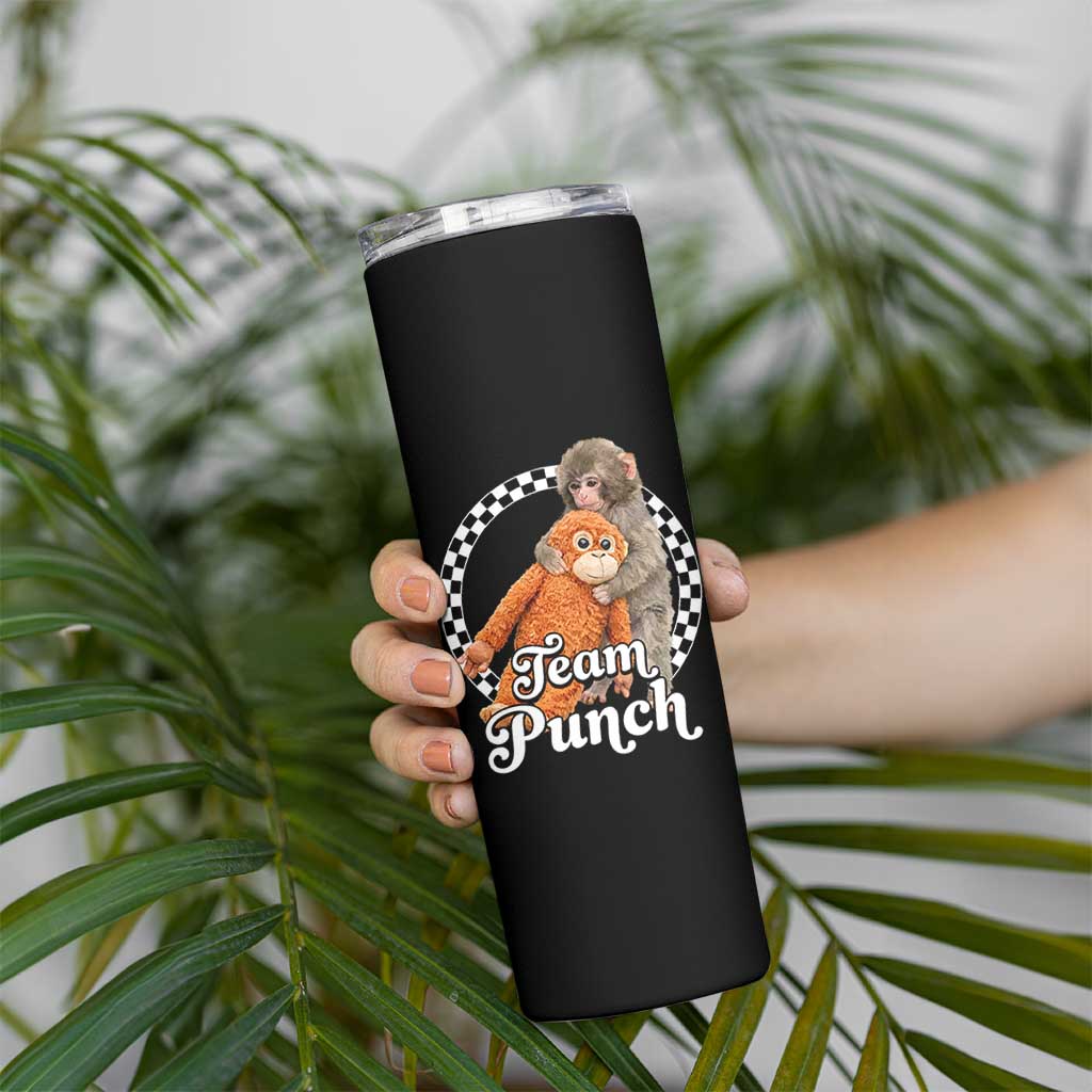 Punch Mokey Skinny Tumbler Baby Monkey And Plush Toy Viral Trend