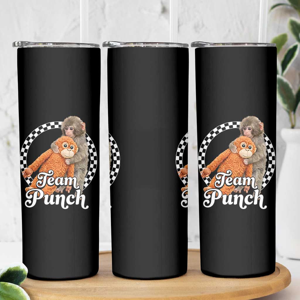 Punch Mokey Skinny Tumbler Baby Monkey And Plush Toy Viral Trend