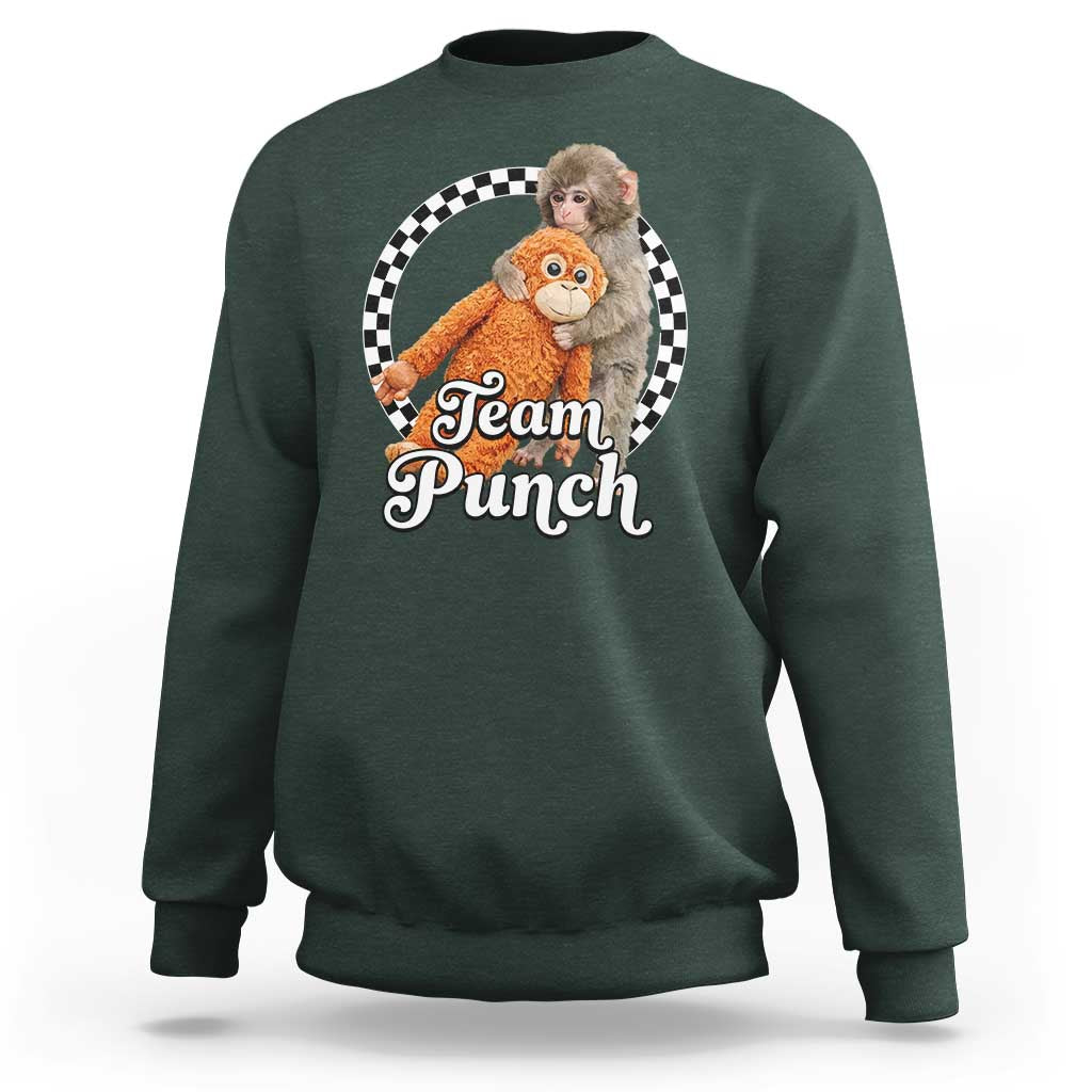 Punch Mokey Sweatshirt Baby Monkey And Plush Toy Viral Trend