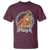 Punch Mokey T Shirt Baby Monkey And Plush Toy Viral Trend