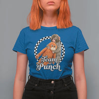 Punch Mokey T Shirt For Women Baby Monkey And Plush Toy Viral Trend