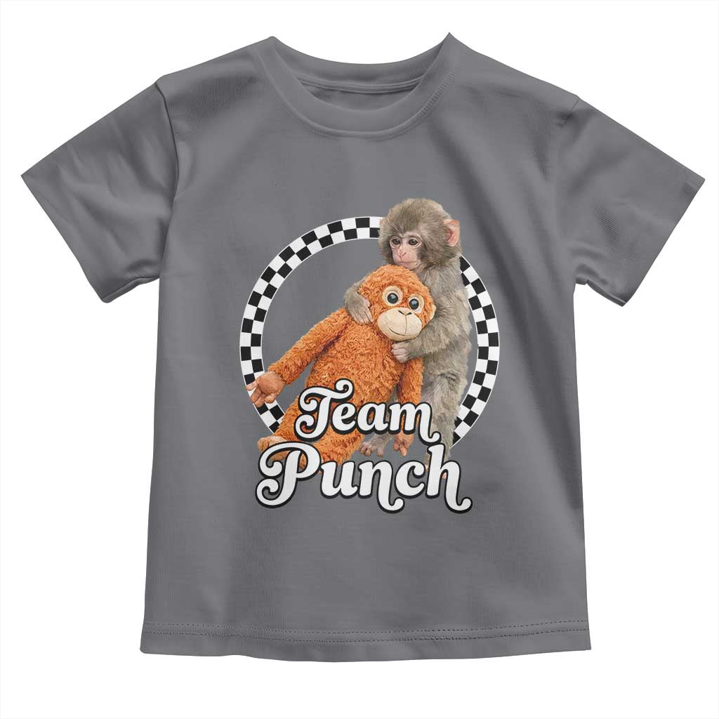 Punch Mokey Toddler T Shirt Baby Monkey And Plush Toy Viral Trend