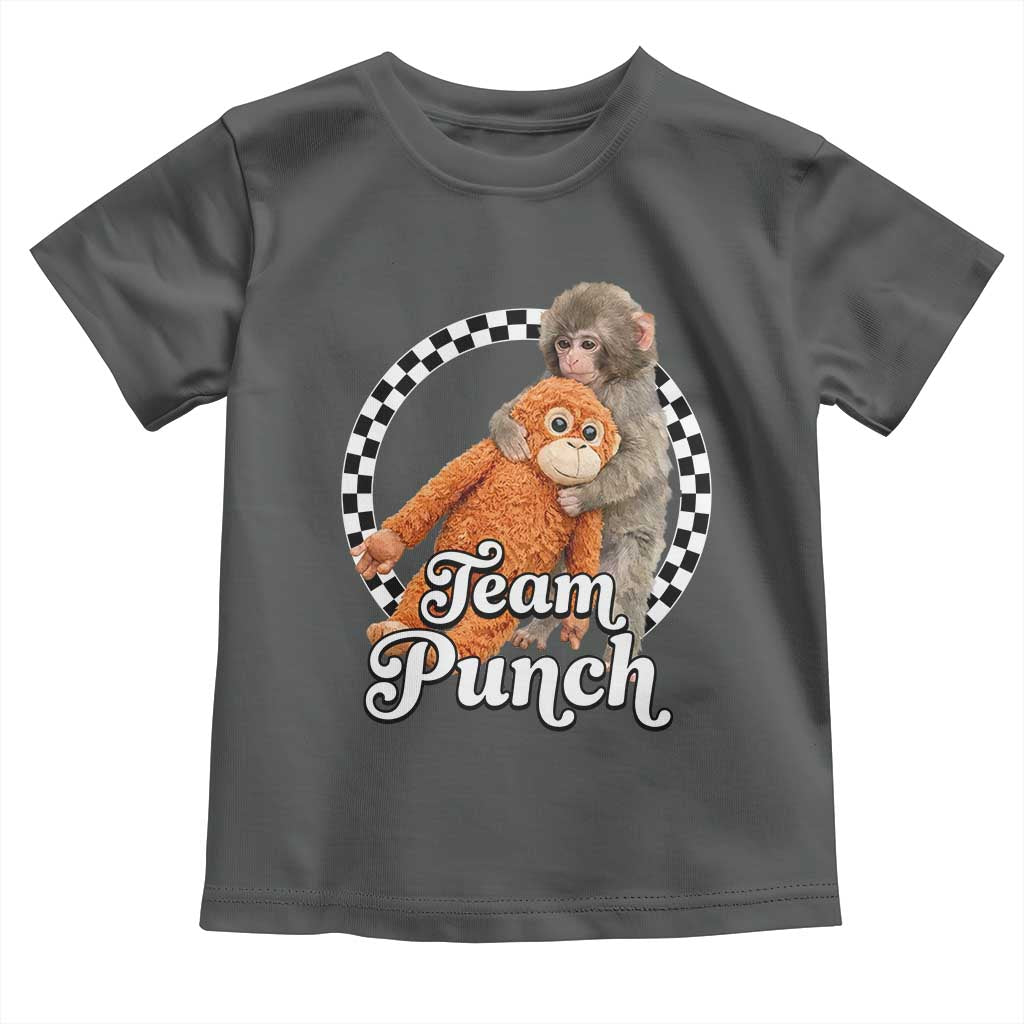 Punch Mokey Toddler T Shirt Baby Monkey And Plush Toy Viral Trend