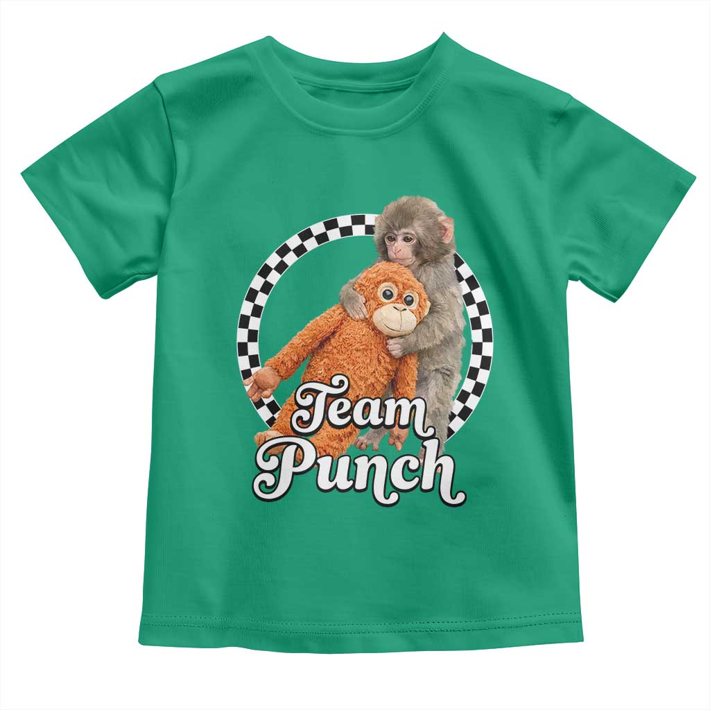 Punch Mokey Toddler T Shirt Baby Monkey And Plush Toy Viral Trend