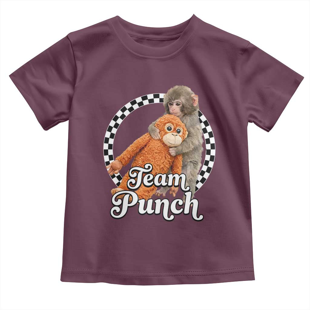 Punch Mokey Toddler T Shirt Baby Monkey And Plush Toy Viral Trend