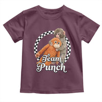 Punch Mokey Toddler T Shirt Baby Monkey And Plush Toy Viral Trend