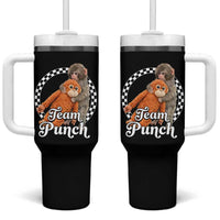 Punch Mokey Tumbler With Handle Baby Monkey And Plush Toy Viral Trend