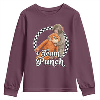 Punch Mokey Youth Sweatshirt Baby Monkey And Plush Toy Viral Trend
