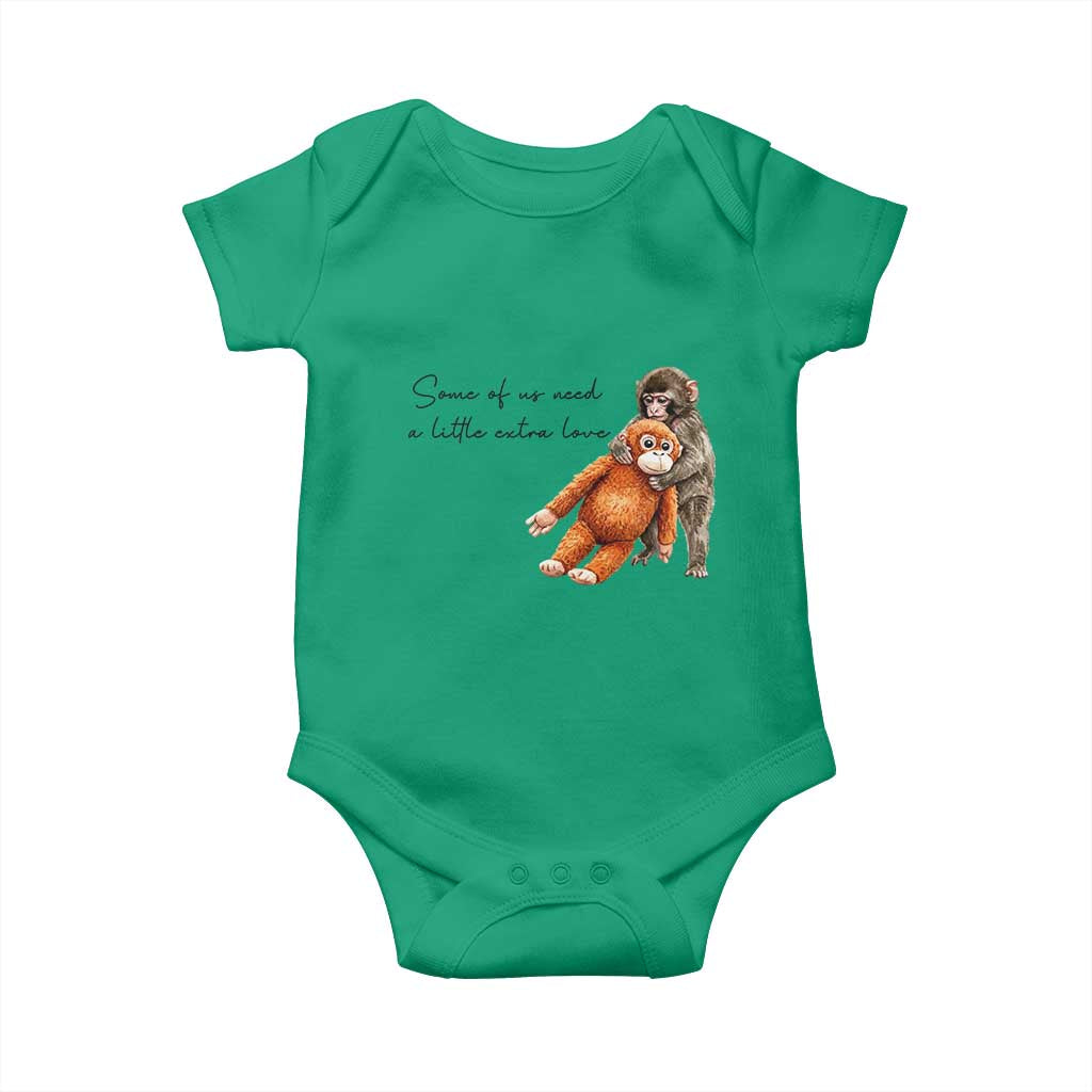 Punch Mokey Baby Onesie Some Of Us Need a Little Extra Love