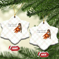 Punch Mokey Ceramic Ornament Some Of Us Need a Little Extra Love