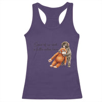 Punch Mokey Racerback Tank Top Some Of Us Need a Little Extra Love