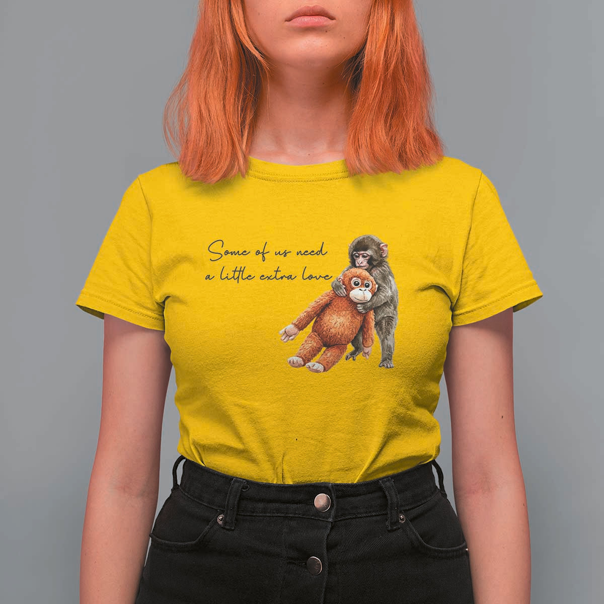 Punch Mokey T Shirt For Women Some Of Us Need a Little Extra Love