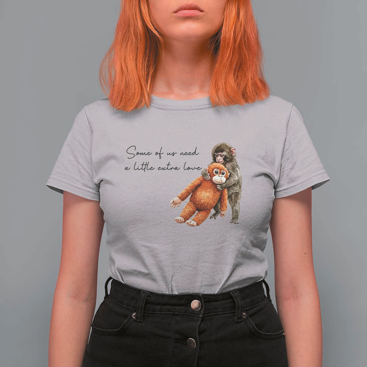 Punch Mokey T Shirt For Women Some Of Us Need a Little Extra Love