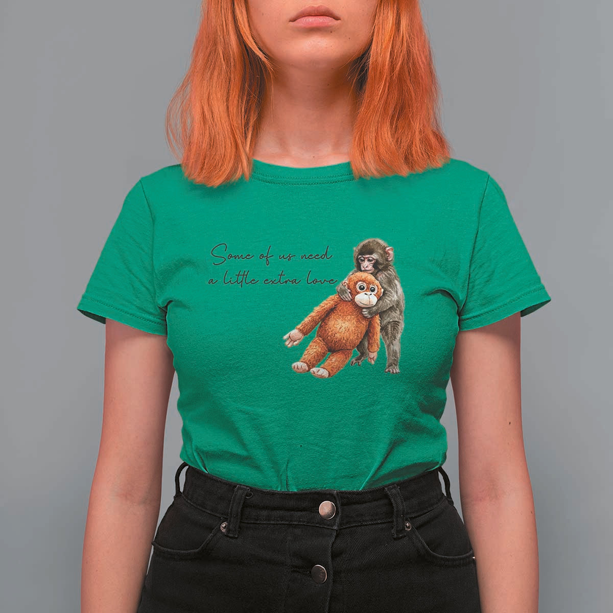 Punch Mokey T Shirt For Women Some Of Us Need a Little Extra Love