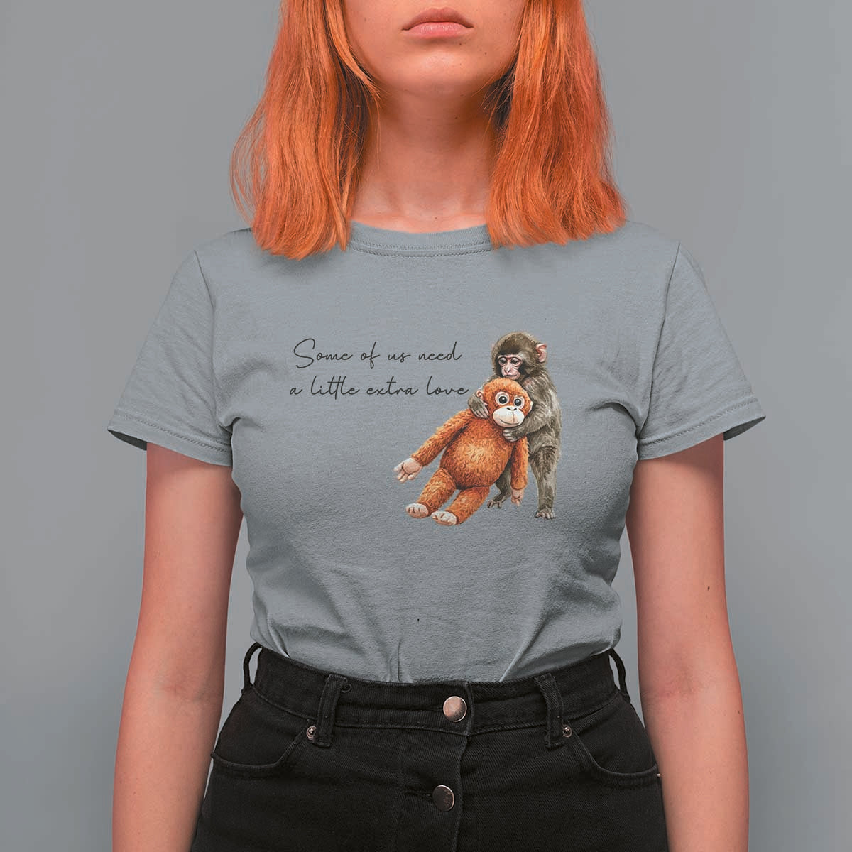 Punch Mokey T Shirt For Women Some Of Us Need a Little Extra Love